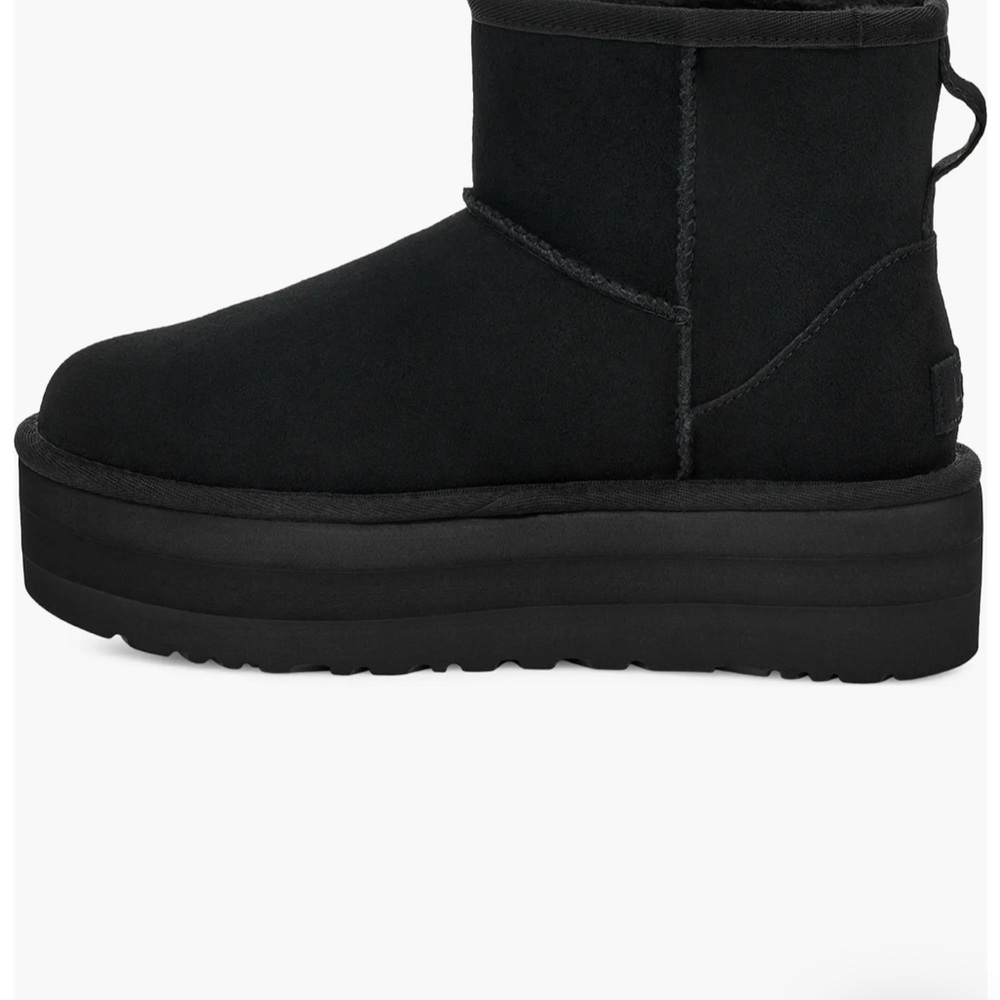 UGG Black Short Women's platform Boots